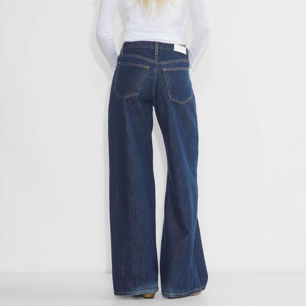 Classic Blue Wide-Leg Women's Jeans